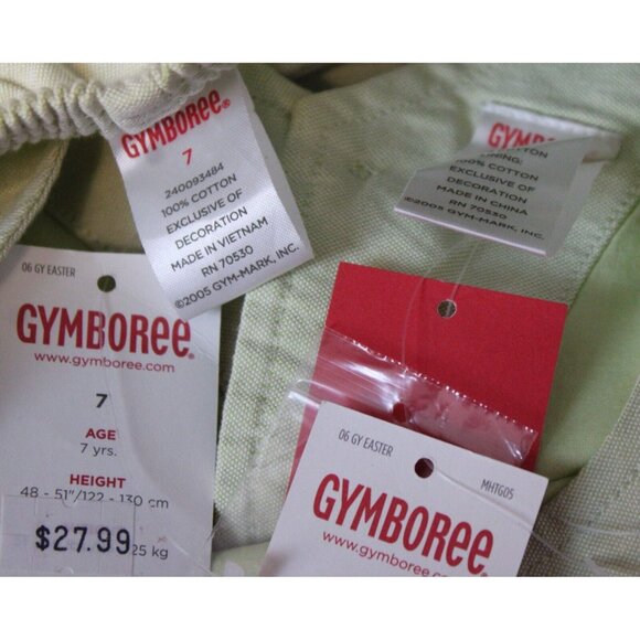 2006 Gymboree 4pc Easter Garden Bloom Outfit sz 7 Shirt Pants Glasses Clip Bow - Picture 11 of 12